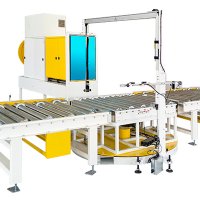 沒有叉車孔的托盤如何實現(xiàn)井型捆扎